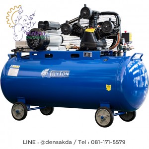 ปั๊มลมสายพาน 200 ลิตร 4 แรง 3 สูบ (TT-200L-2PH(4HP))