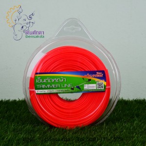 เอ็นตัดหญ้า แบบหกเหลี่ยม 3.0 มิล 57 เมตร (VT-HG-30(สีส้ม)-57M)