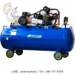 ปั๊มลมสายพาน 260 ลิตร 4 แรง 3 สูบ (TT-260L-2PH4HP)