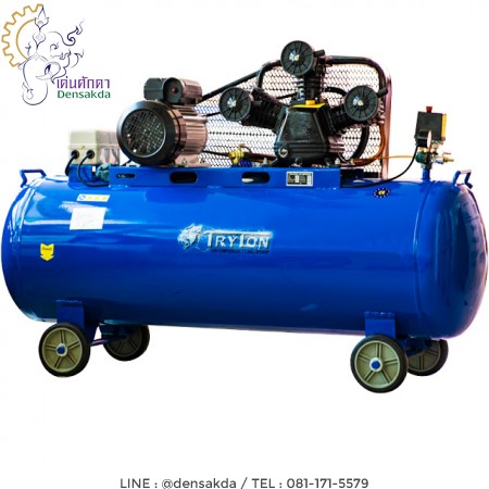 รูปตัวอย่าง ปั๊มลมสายพาน 260 ลิตร 4 แรง 3 สูบ (TT-260L-2PH4HP)